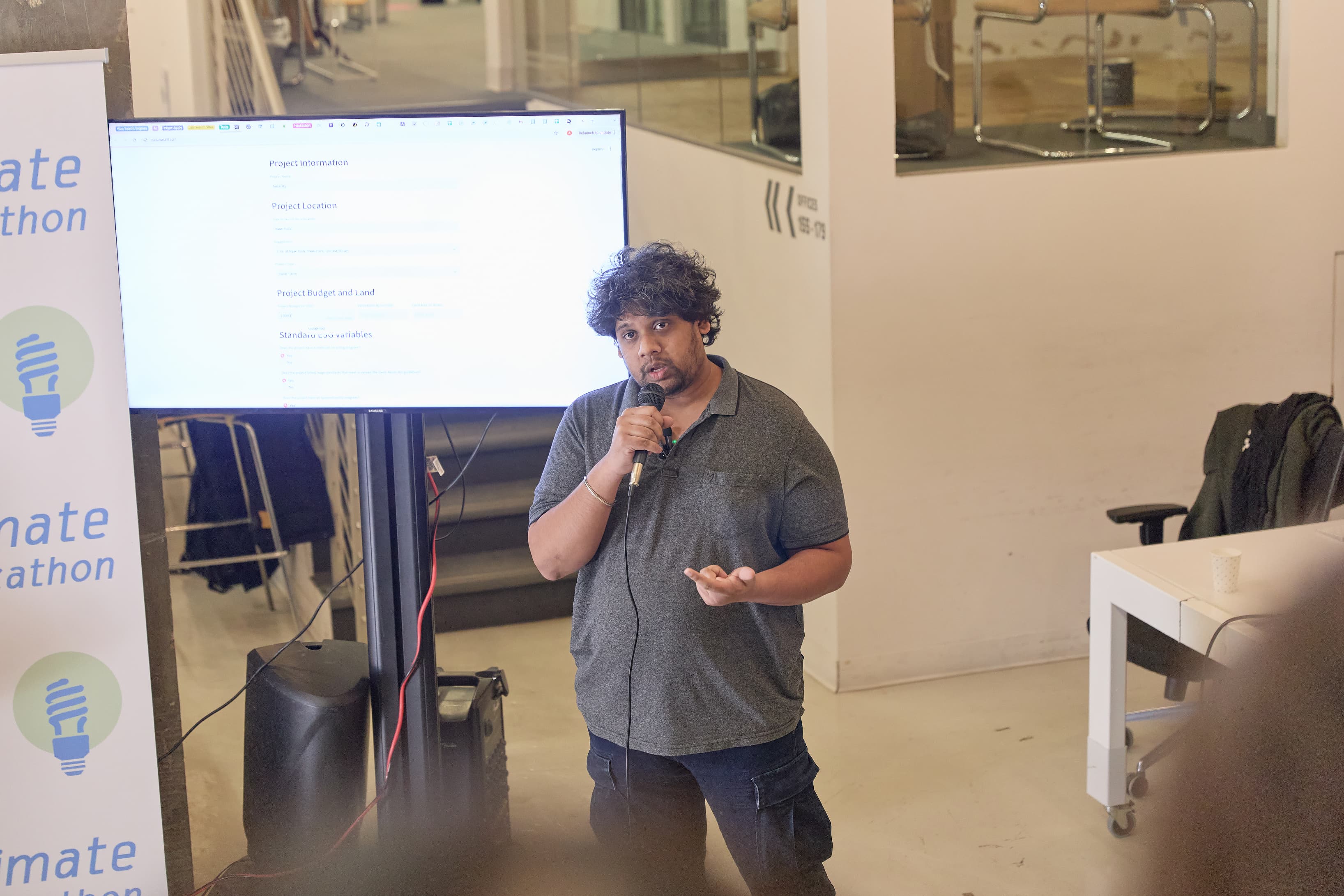 Presenting at CEART hackathon